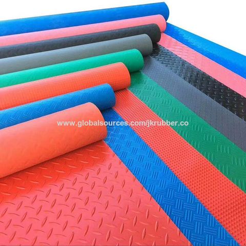 Rubber Flooring 3mm Thick Garage Floor Mat Waterproof Anti Slip 4