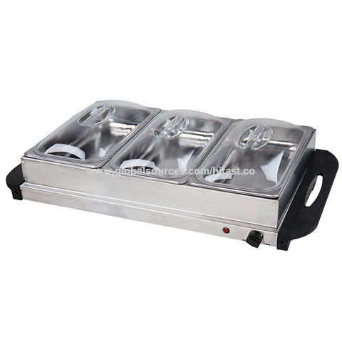 Buy Wholesale China Electric Buffet Server Party Food Warmer S.s For  Cartering Equipment & Buffet Server at USD 11