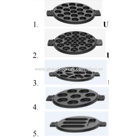 1700W Electric Pancake Griddle Crepe Maker Machine Nonstick 40cm Baking Pan  TOP