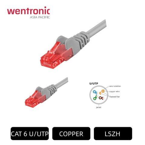 E44-Cable reseau plat connecteur rj45 , cat6 utp l=20m à 25,00