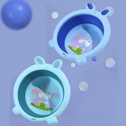 Zerodeko Lavabo De Bebe Cubo De Lavado Multiusos Fregadero De Plastico Tina  De Plato Portátil Palangana Plegable Lavabo Para Niños Niño Pequeño El