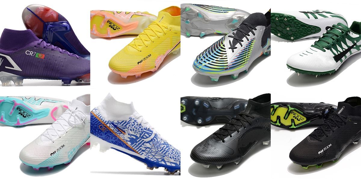 Wholesale High quality sport shoes football boots drop shipping FG spikes  low ankle cleats black shoes branded shoes From m.