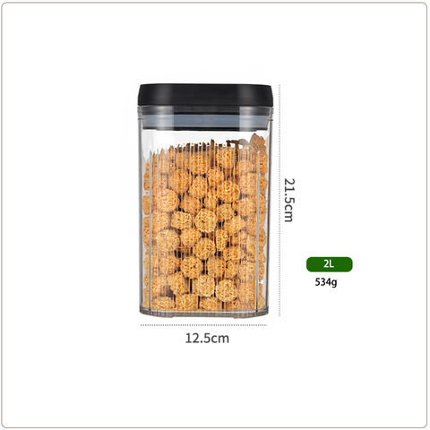 Buy Wholesale China 0.5-1.4l Large Food Storage Containers Bpa Free Plastic  Airtight Food Storage Canisters For Flour, Sugar, Baking Supplies & Large  Food Storage Containers at USD 1.41