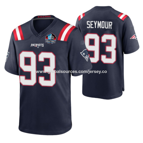 Buy Wholesale China New Fashion 2022 Hall Of Fame Richard Seymour Leroy  Butler Bryant Young Sam Mills Branch Game Replica Jersey & Football Jersey  American at USD 5