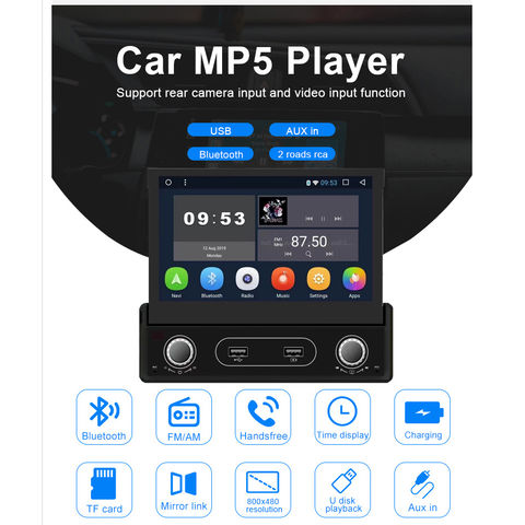 Achetez en gros 7 Pouces Auto Stéréo Rétractable 1 Din Autoradio Avec Gps  Et écran, Autoradio Android 1 Din Chine et Autoradio Rétractable à 48.5 USD