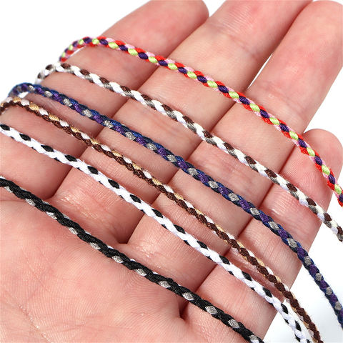 Jewelry Thread Diy Accessory Flat Shaft Colorful Four-strand