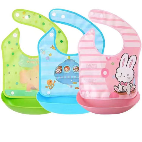 Compre Baberos Impermeables Para Bebés, Baberos Lavables, Babero Para Niños  Pequeños, Babero De Bolsillo Eva, Precio De Fábrica Odm y Babero De Bebé  Babero De Alimentación de China por 0.5 USD