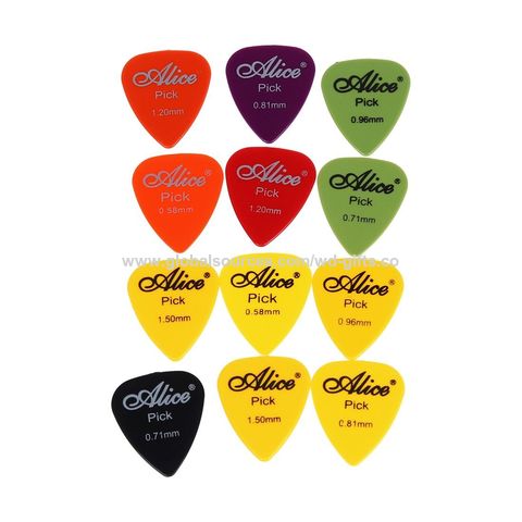 ¡Precio de fábrica! Púas de guitarra de nailon OEM con logotipo personalizado, púas de guitarra de perlas, fabricante de púas de guitarra en blanco