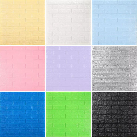 Papel pintado 3D autoadhesivo de espuma XPE, barato al por mayor, decoración para el hogar, sala de estar, adhesivo de pared, decoración interior, ladrillo impermeable