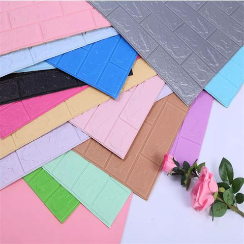 Papel pintado 3D autoadhesivo de espuma XPE, barato al por mayor, decoración para el hogar, sala de estar, adhesivo de pared, decoración interior, ladrillo impermeable