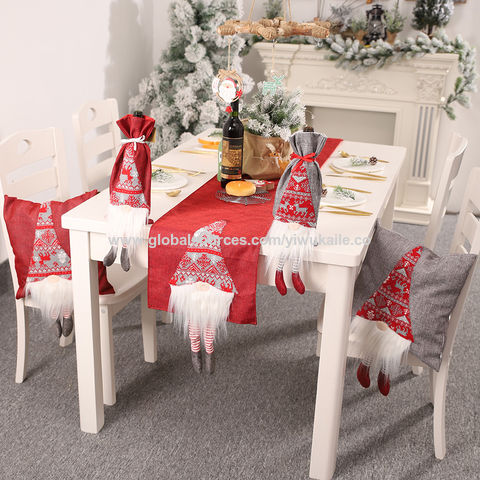 Compre Caminos De Mesa Nuevos Suministros De Decoración Navideña