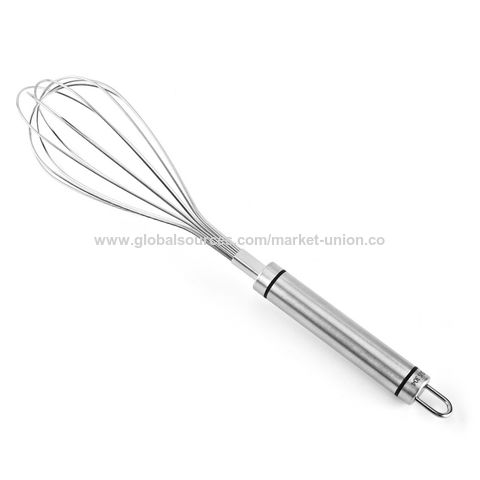 Kitchen Silicone Whisk,balloon Mini Wire Whisk, Stainless Steel & Silicone  Non-stick Coating Hand Egg Mixer, For Blending Whisking Beating Stirring Co