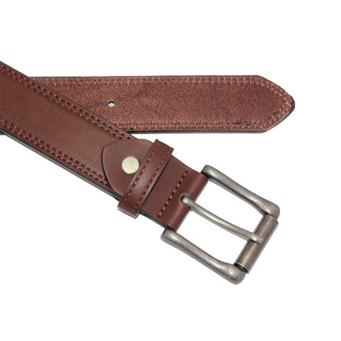 Manufacture Wholesale Direct Reddish Brown Genuine Leather Belts