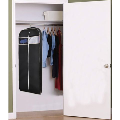 Garment Bag, 43 Suit Bag, Hanging Garment Bags for Travel and Closet  Storage, Gusseted Suit Cover Garment Cover Moving Bags With Handles for  Clothes