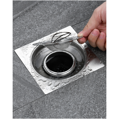 Metal Floor Drain-wash Basin Filter Hair Filter Bathroom Sewer Round  Kitchen Sink Net Hair Filter