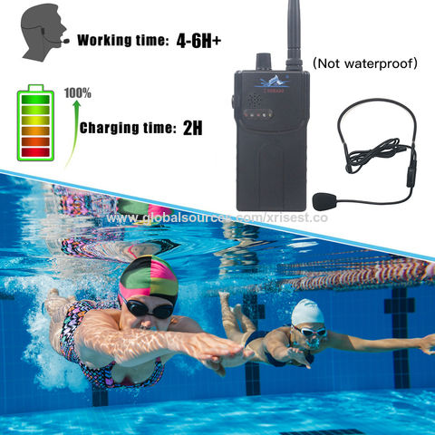 Sistema de Entrenamiento de natación de la radio FM Transmisor de la  comunicación inalámbrica hablando nadar de conducción ósea auriculares -  China Auriculares nadar y nadar Coaching precio
