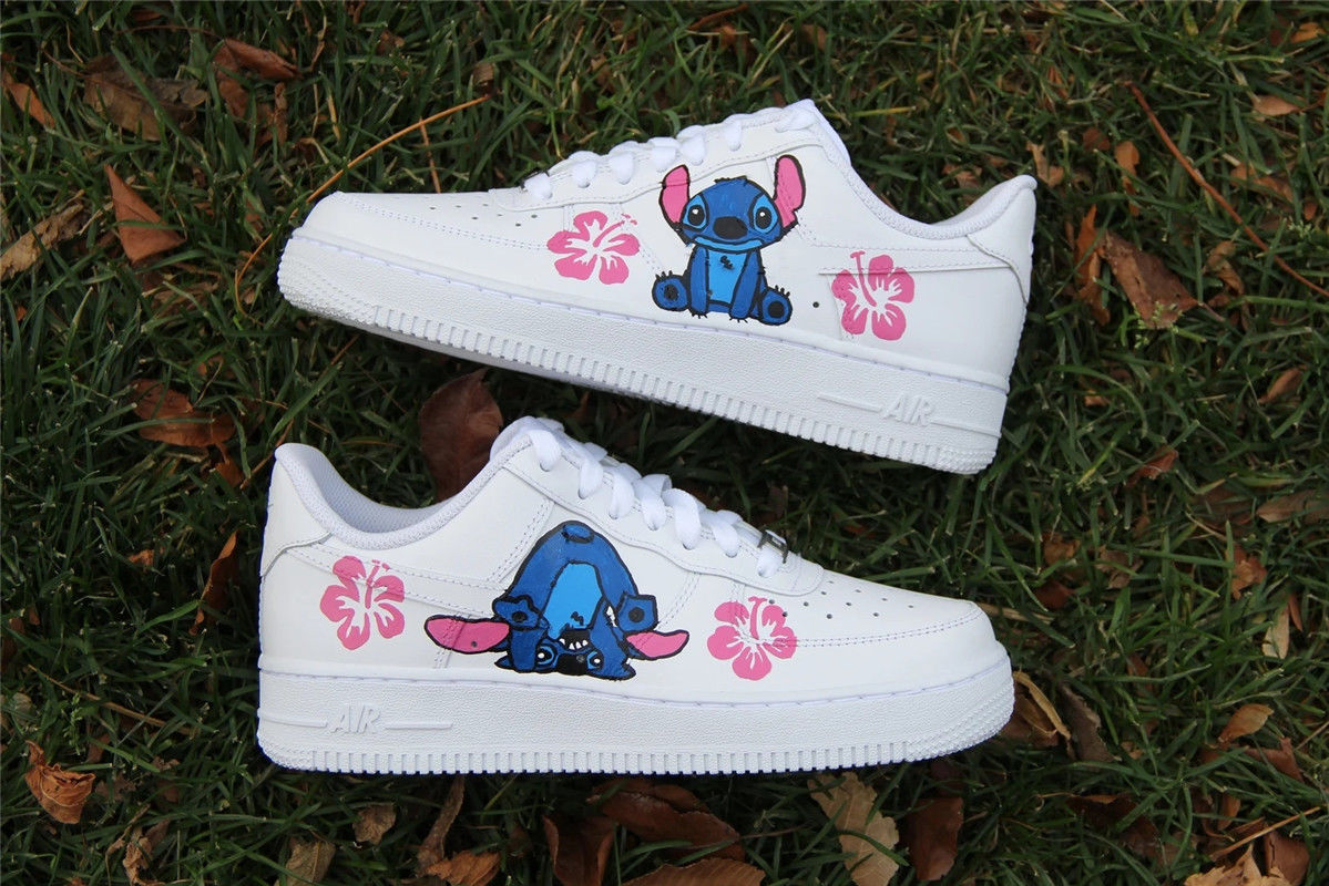 Buy Wholesale China Women's Air Force 1 Spider-man Spider Print Custom Shoes  & Sneakers For Women at USD 25