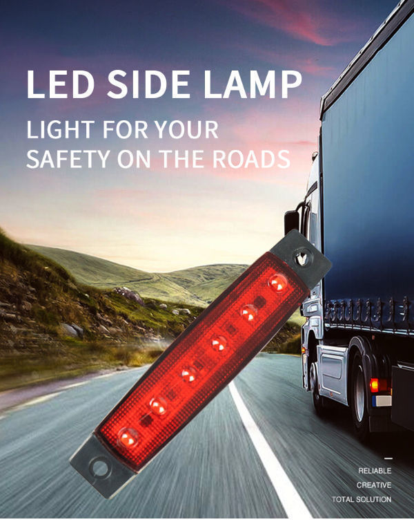 Remorque Caravane Led Feux Lampe de Gabarit Ambre E9 12v 24v