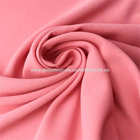 CEY high elastic crease woven polyester crepe chiffon fabrics for