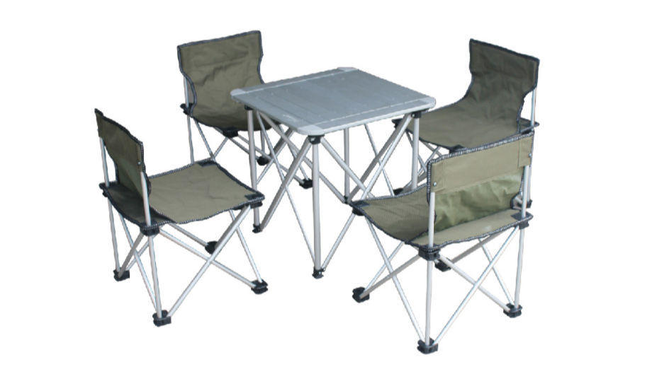 Outdoor Portable Folding Table And Chairs Beach Folding Chair Attached