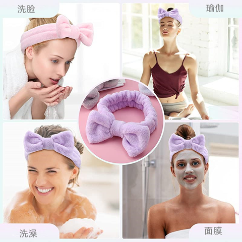 New Soft Coral Fleece Hairbands Women Facial Makeup Head Band SPA Hair Band  Turban Bow Headband for Women - China Microfiber Towel and Microfiber Cloth  price