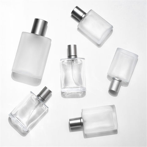 Flacon Spray Verre Vide Transparent de 60 ml,Petit Flacon Vaporisateur de  Voyage Réutilisable et Rechargeable pour Huiles Essentielles/Cosmétique  avec