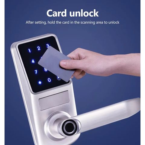 Apartment M1 Card Electronic Door Lock Fechadura Inteligente Digital Lock  with Touch Keypad