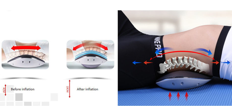 Appareil De Décompression Vertébrale 4 Minute Back - Portable, Pliable, Pour Dos Et Lombaires