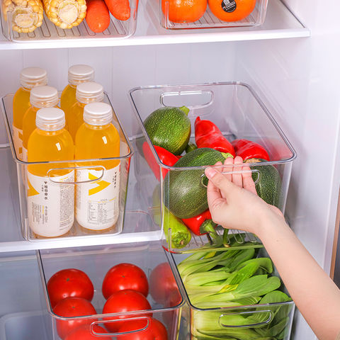 Comprar Accesorios de cocina apilable congelador despensa organizador para  refrigerador caja de almacenamiento de alimentos contenedor de alimentos