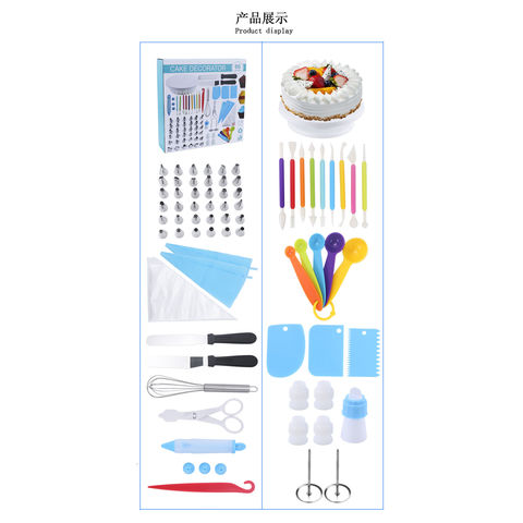 Buy Wholesale China Cake Decoration Tool Set Baking Accessories 66 Pieces  Pastry Tools Baking Supplies Cake Turntable & Cake Decoration Tool Set at  USD 5.27