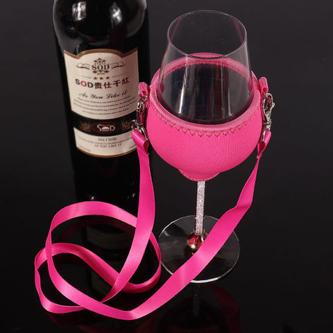 Sublimation Blank Wine Glass Sleeve Neoprene Insulator Cover (20 Pieces)