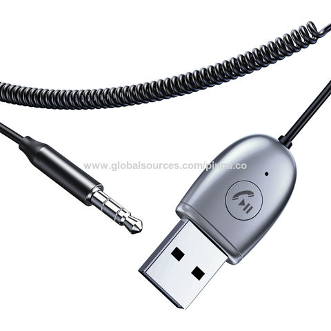 Adaptador auxiliar Bluetooth Dongle USB a conector de 3,5mm Audio