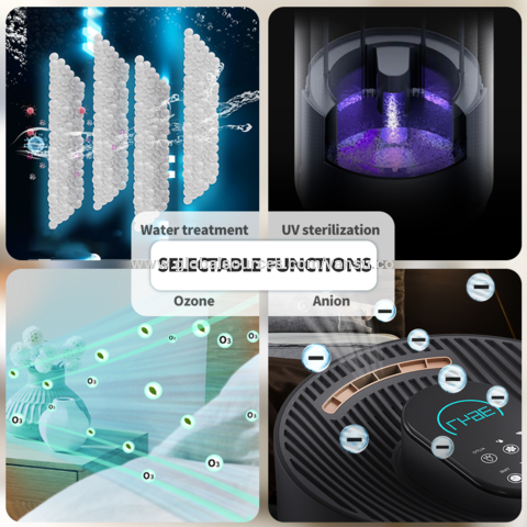 1 Pièce Humidificateur D'air, Humidificateur De Réservoir D'eau De Grande  Capacité 3l, Machine De Diffuseur D'écran Intelligent Usb Led, Double Port  De Brouillard De Pulvérisation Frais, Mode en ligne