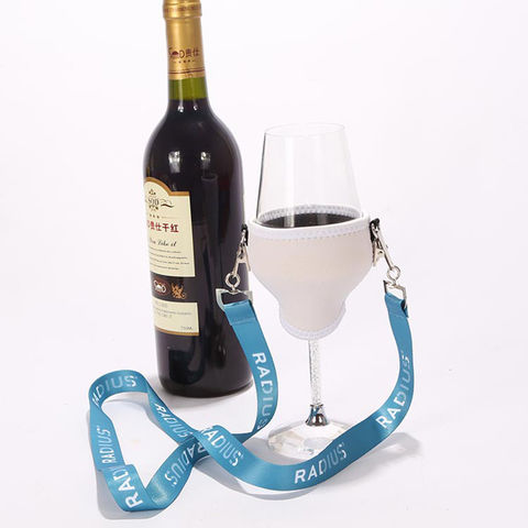 Custom Useful Silicone Band Cup Holder Water Bottle Holder Lanyard for  Party - China Wine Glass Lanyard and Cap Holder Lanyard price