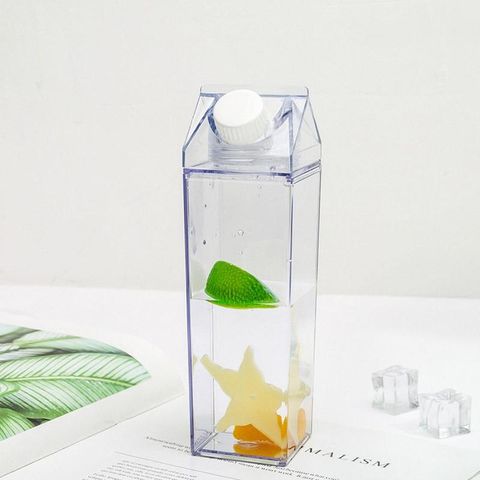 500ml Cute New Square Tea Milk Fruit Water Cup for Water Bottles Drink -  China Clear Water Bottle and Hot Water Bottles price