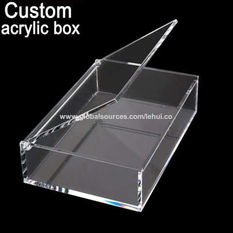 Buy Wholesale China Advertising Dust-proof Large Small Custom Clear Plastic  Acrylic Display Packaging Toy Gift Box Case Acrylic Box For Christmas & Box  at USD 1.9