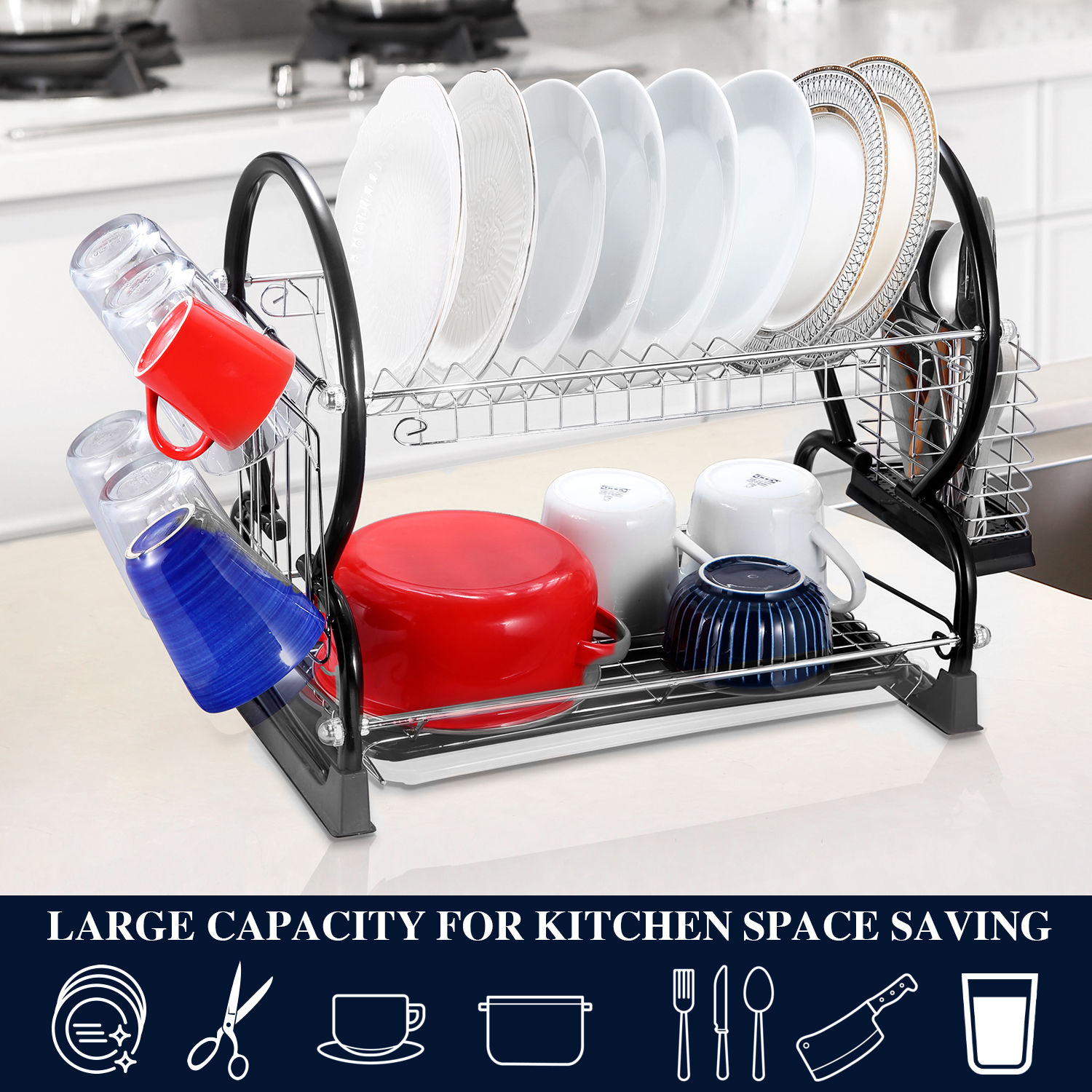 Buy Wholesale China Easy To Clean & Ergonomical Design Dish Drainer
