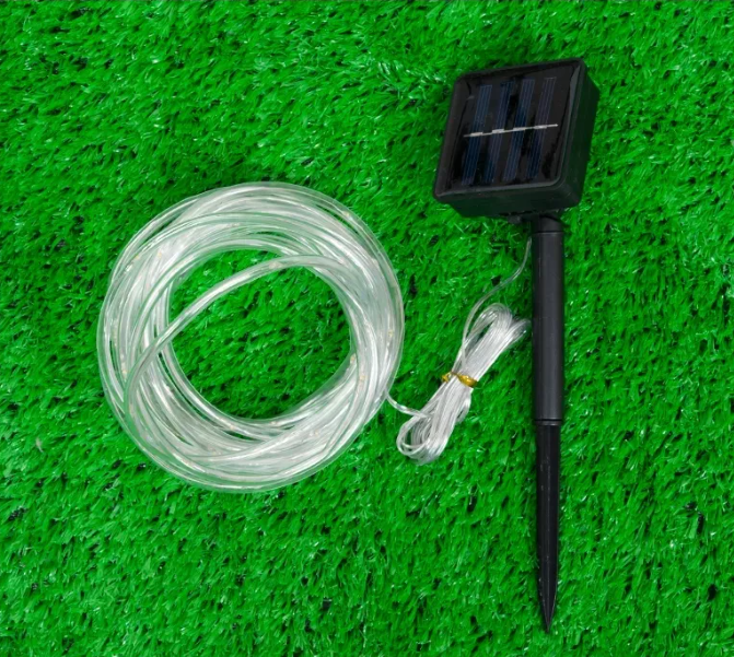 Battery Or Solar Powered Outdoor Waterproof Led Tube Rope Lights With ...