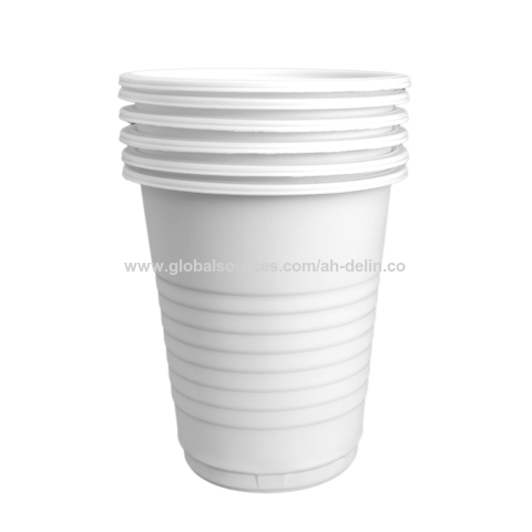 high quality white plastic cups 180ml