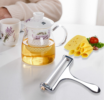 Bellemain Stainless Steel Wire Cheese Slicer - Hand Held Cheese