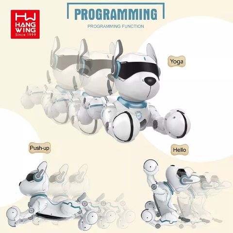 perro robot RC interactivo inteligente de baile control remoto juguete niño  niña