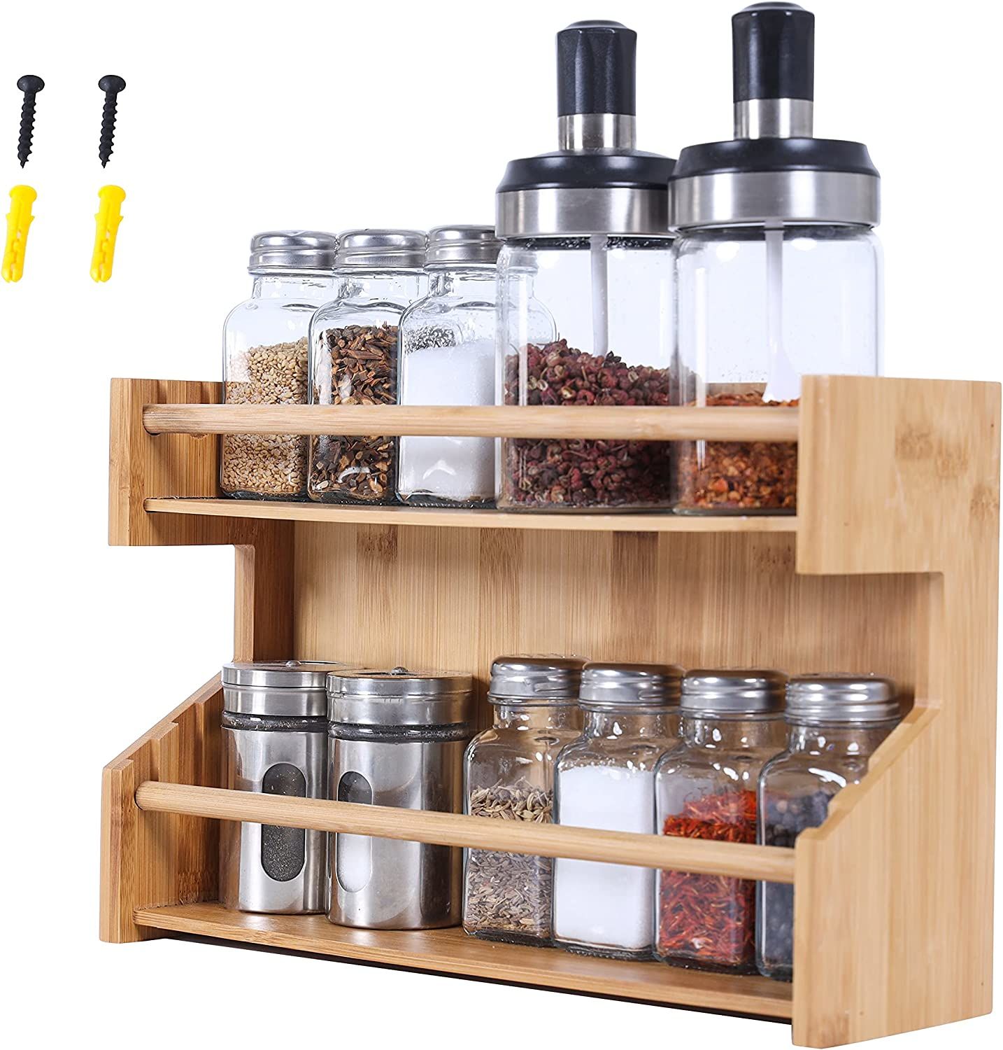 Buy Wholesale China Wholesale Bamboo Spice Rack Adjustable