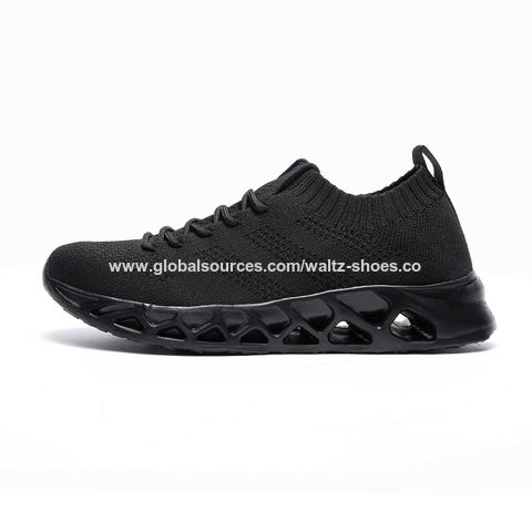 Schwarze Herren Freizeitschuhe Lagerware, günstige Sneaker Restposten, Hersteller von Herrenschuhen