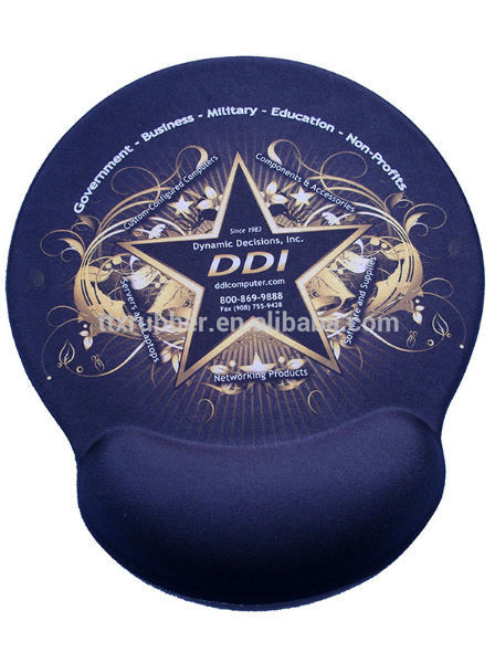 Mouse Pad with Gel Wrist Support - Item #AP-MD103 -  Custom  Printed Promotional Products