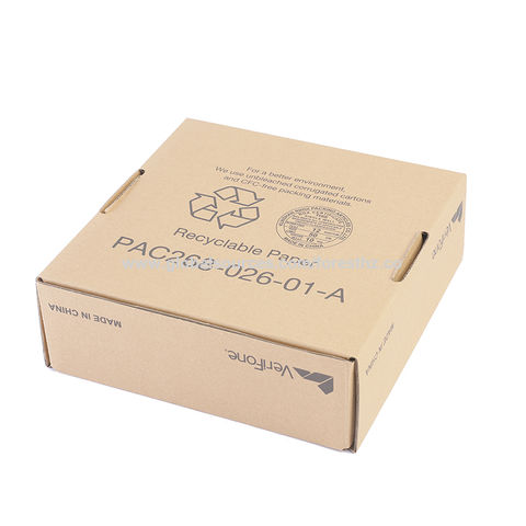 2023 FPG, precio de fábrica, diseño libre de color marrón, impresión de logotipo personalizado, caja de tela de regalo para embalaje de papel corrugado