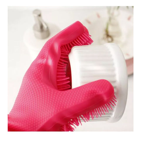 Reusable Magic Cleaning Sponge Silicone Dishwashing Gloves With Wash  Scrubber - Expore China Wholesale Silicone Dishwashing Gloves and Silicone  Gloves, Dishwashing Gloves, Reusable Dishwashing Gloves