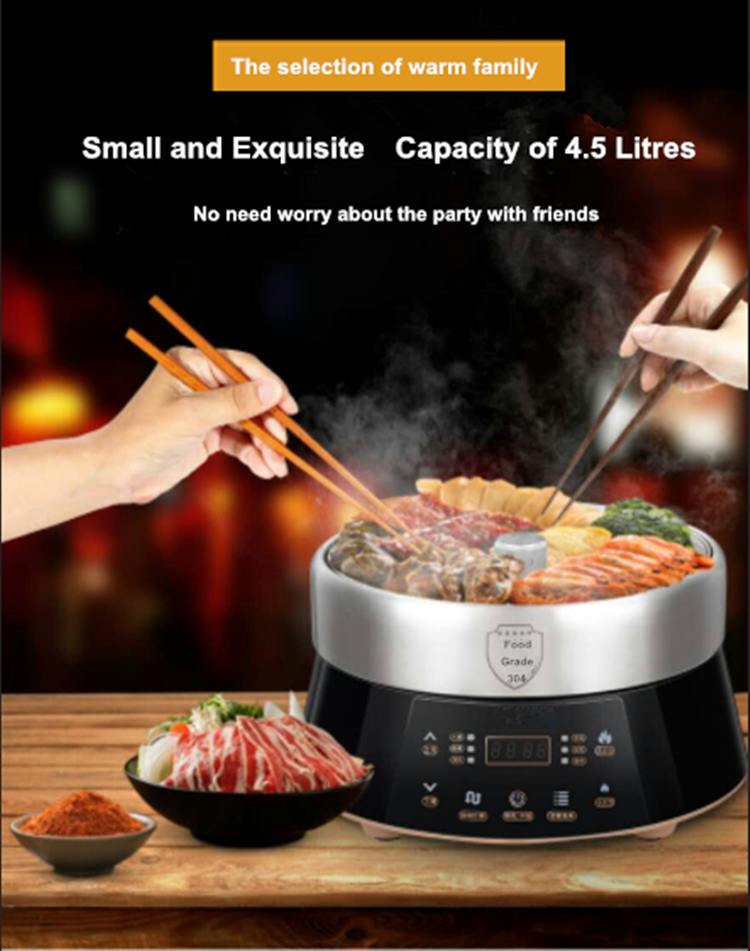 Good Quality Multi-Function Individual Food Warmer Electric Self Heating  Hot Pot Electric Skillet Cooking Pot - China Cooking Pot, Electric Cooking  Pot