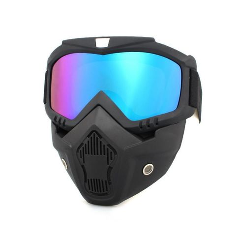 Escudo protector facial con gafas hot sale