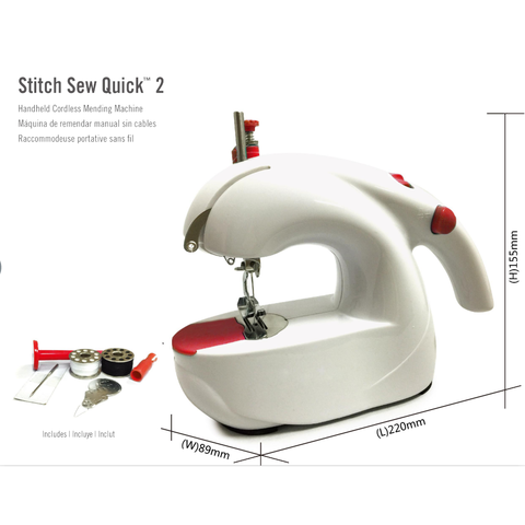  Mini máquina de coser de mano de una sola puntada, máquina de coser  portátil manual de puntada portátil para uso doméstico de viajes : Arte y  Manualidades
