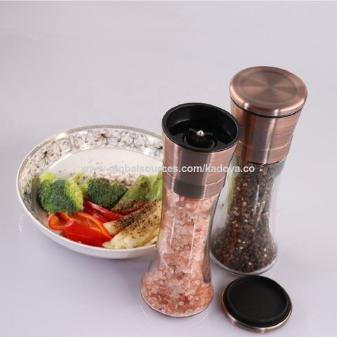 Wood Salt Pepper Mill Hand Operated Mini Ceramic Core Grinder Pepper And  Salt Shakers Multipurpose Grinder BBQ Kitchen Tools - AliExpress